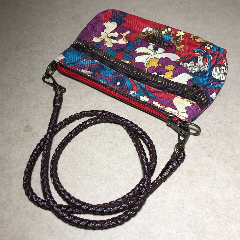 sakroots floral canvas boho crossbody - Picture 3 of 9